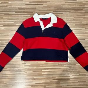 Ralph Lauren Cropped Rugby Shirt